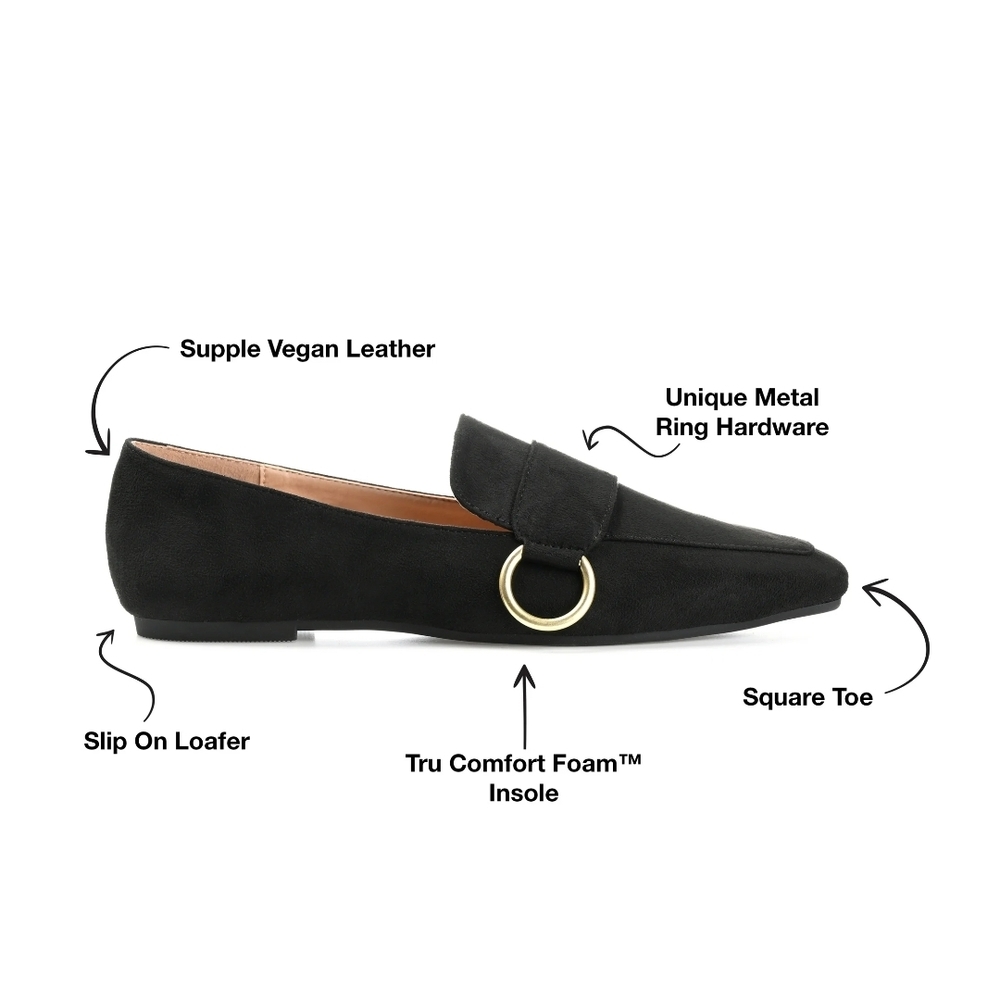 Brinley Co. Woman's Black Tru Comfort Loafer Flat Size 7.5 NWOT - Picture 8 of 8